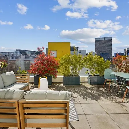 Duplex 3 Chambres Grande Terrasse Dernier Etage Nanterre Exterior foto